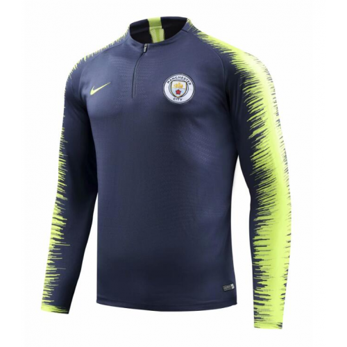 Manchester City 18/19 Training Sweater Shirt Navy Green